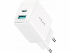 Joyroom JR-TCF21 Dual-Port (A+C) Power Charger (white)