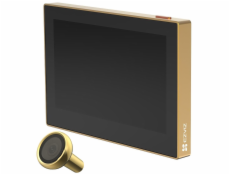 EZVIZ chytré dveřní kukátko s kamerou HP2/ Wi-Fi/ 2K/ 4,3  monitor/ napájení ze sítě a baterie/ zlaté