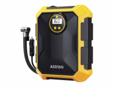Vzduchový kompresor AstroAI CZK-3674 12V DC 100PSI (žlutý)