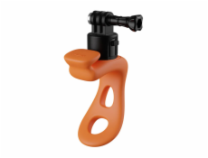 Telesin multifunctional silicone mount for sports cameras (orange)