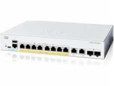 Cisco Catalyst switch C1300-8P-E-2G (8xGbE,2xGbE/SFP combo,8xPoE+,60W,fanless) - REFRESH