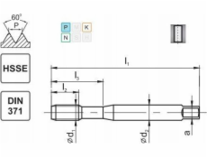 Fanar THREAD M 5 DIN-371B (6G) HSSE 800