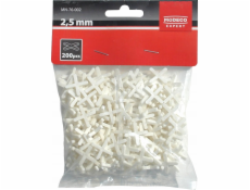 DISTANČNÍ PODLOŽKY PRO dlaždice 2,5 MM 200 KS CLIP-PRUH [EXPERT] - 1 bal.