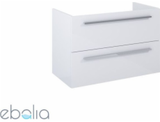 Alkotest A857972806 / ROCA / KWADRO / KOUPELNA 80 CM SE 2 ZÁSUVKAMI, K DOPLNĚNÍ SKŘÍŇKŮ A DOLŮ, BÍLÝ LESK / NÁHRADNÍ 166716 /