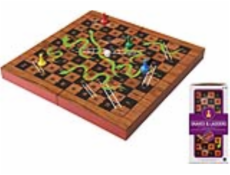 Hadi a žebříky Dřevěná cestovní hra Hadi a žebříky Dřevěná cestovní hra