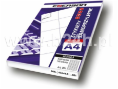 Emerson Universal Labels Emerson 12 245x35 White A100