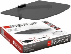 Opticum DVD/RTV nástěnná police Single Glass Opticum