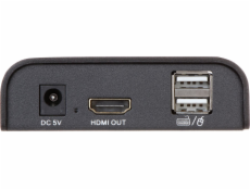 Systém přenosu signálu AV signál HDMI+USB-EX-100/RX signálový přijímač signálu