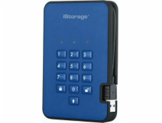 iStorage HDD diskAshur2 Externý disk 2TB modrý (IS-DA2-256-2000-BE)
