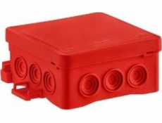 Stěna může 85x40x85 mm s integrovaným samozvalým, halogenem Fastboxem a hákem červenou IP54 NS6 35346101 série