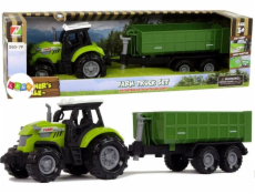Lean Toys Traktor s prívesom
