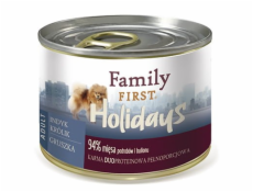 FAMILY FIRST Small Turkey rabbit pear - Wet dog food - 200 g