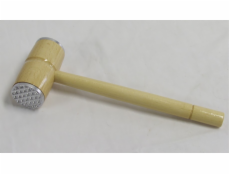 Palička na maso dřevěná s kovovými konci