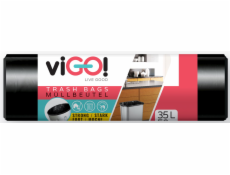 Pytel na odpadky 35 l/50 ks černé Vigo