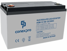 Baterie Conexpro AGM-12-100 VRLA AGM 12V/100Ah, T16 