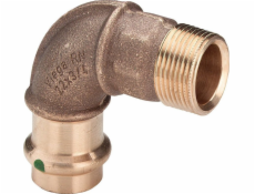 Viega Arch 90 ° s SC 15 x 3/4 křemíkový bronz / lesklá trubka