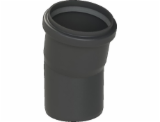 Almeva STARR Koleno 15° DN60 UV stabilný Čierna