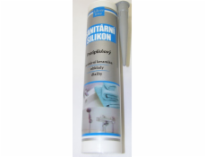 Silikón sanitárny 280 ml šedý Silver line