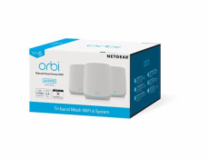 Orbi WiFi6 Tri-Band Mesh System 3er Set, Mesh Router
