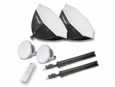 Walimex pro LED 60W Octagon O65cm   Bi color Kit 2