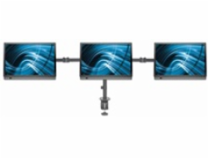 MANHATTAN Stolní držák pro 3 Monitory LCD, 13” až 27”