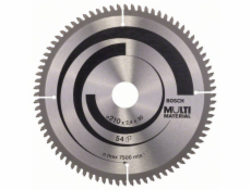 Pilový kotouč Multi Material - 210 x 30 x 2,5 mm, 80 - 3165140317436 BOSCH