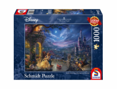 Puzzle Thomas Kinkade: Disney Die Schöne und das Biest