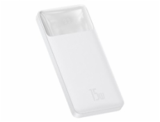PowerBank Baseus Baseus Bipow Powerbank s 10 000 mAh 15 W White (Overseas Edition) + USB -A kábel - Micro USB 0,25 m biela (PPBD050002)