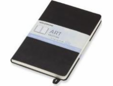 Moleskine Notes Art Watercolor MOLESKINE L (13x21cm), 72 strán, čierna