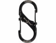 Karabina Nite Ize S-Biner SlideLock #2 z nerezové oceli černá - LSB2-01-R3 - LSB2-01-R3