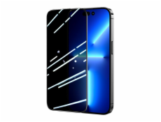 Joyroom Joyroom Knight 2.5d súkromie TG Glass pre iPhone 14 Plus s anti-špičkovým filtrom pre celú obrazovku s priehľadným rámom (JR-P03)