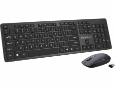 MAXIM 2,4GHz bezdrôtová sada klávesnica + myš, dosah 10m, nano USB prijímač, 104 QWERTY