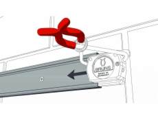 Wolfcraft BRUNS SB 4.2.050 sada držáků na nářadí – 4 držáky na nářadí 2 háček na nářadí 1 vodicí lišta délka 50 cm