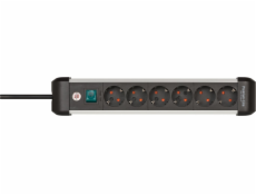 Brennenstuhl Premium Alu-Line 6-cestný predlžovací kábel