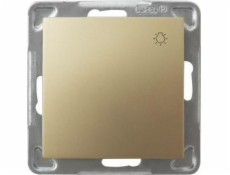 Ospel svetelný spínač Impression zlatá metalíza (LP-5Y/m/28)