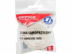 Kancelářská kancelářská páska 19 mm, 33 m, přívěsek, průhledný