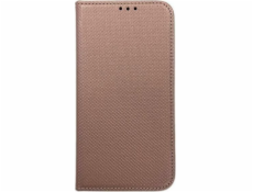 NO NAME Chytrá magnetická kniha iPhone 14 Plus 6.7 pouzdro růžové zlato/růžové zlato