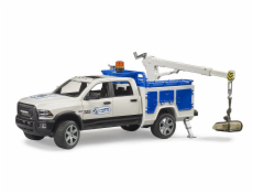 Brother RAM 2500 servisné vozidlo so žeriavom a majákom, model vozidla