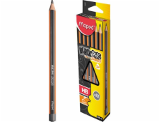 Tužka Maped Blackpeps jumbo HB. Krabice s věšákem (854021) Tužka Maped Blackpeps jumbo HB. Krabice s věšákem (854021)