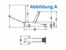 Güde 18033 Hydraulický zvedák GRH2,5/510