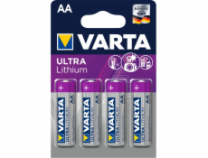10x4 Varta Ultra Lítium Mignon AA LR 6