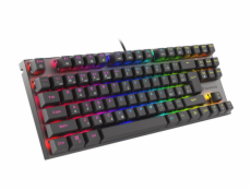 Genesis mechanická herní klávesnice THOR 303 TKL, CZ/SK layout, černá, RGB, SW, Outemu Red