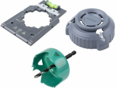 Wolfcraft Kit pro montáž elektrických krabic do sádrokartonu, Wolfcraft