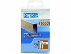 Sponky Rapid Rapid s úzkou korunkou č. 90 (20 mm) - balení 3000 ks.