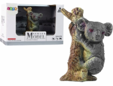 Import figurky leantoys figurky koala na stromových zvířatech zoo