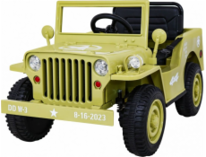 Ramiz auto pro vojenskou retro baterii beige