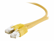 Gembird RJ-45/RJ-45, kat. 6A, S/FTP, žlutá, 0,5 m (PP6A-LSZHCU-Y-0,5M)