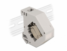 Adaptér na lištu DIN s modulem Keystone RJ-45 > Cat.6a LSA
