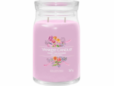 Svíčka ve skleněné dóze Yankee Candle, Ručně vázané květiny, 567 g