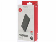 Hama Power Pack Fabric 10 grey 10.000mAh USB-C + USB-A   201658